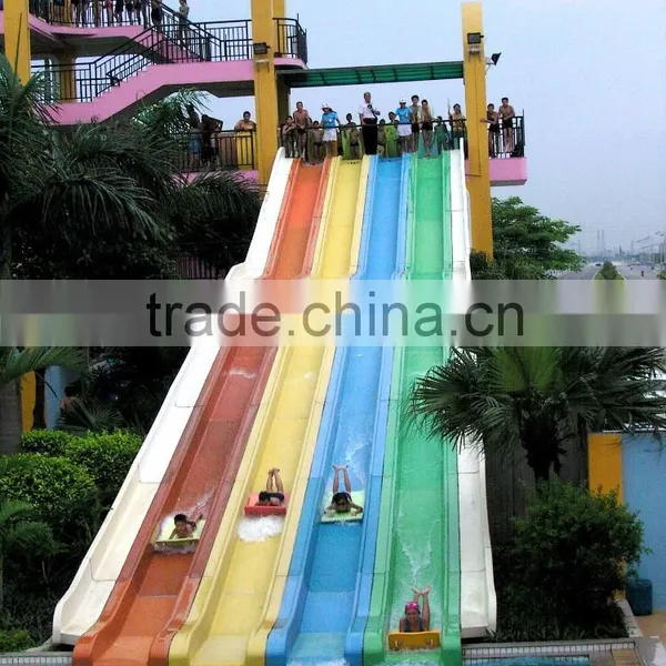 Rainbow Fiberglass Water Slide Water Park Outdoor Large Water Park Equipment for Sale photo-6