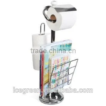 Toilet Paper Stand With Magazine Rack photo-2