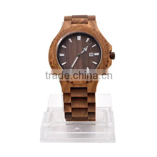 2016 High Quality Fashion Wood Watch Men Wrist Watch Trade Assurance photo-3