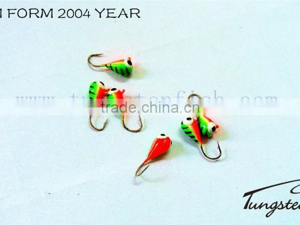 Painted Ball Ice Jig With an Eyelet Fishing Tackle for Ice Fishing photo-5