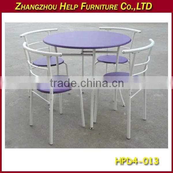 Colourful Cheap Wooden Dining Table Set
