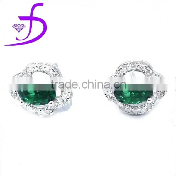 Wholesale Silver Jewellery 925 Silver Diamond Stud Earrings