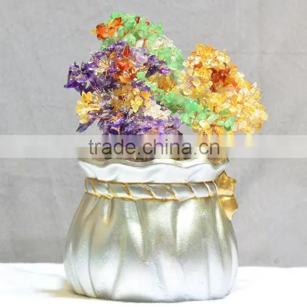 New Fashion Gemstone Chakra Healing Tree Rainbow Color photo-3