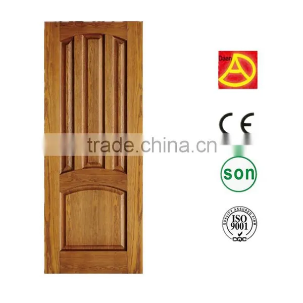 Veneered Skin MDF Strips Infilling Hollow Core Wood Door W-049