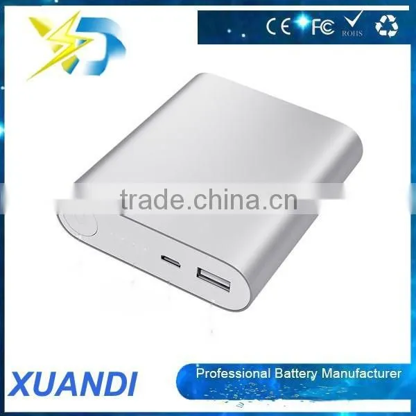 10400mah Portable Cell Phone Aluminum Power Bank for Xiaomi photo-2