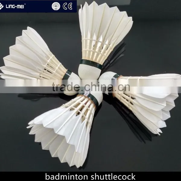 High Quality Goose Feather Badminton Shuttlecock for International Tournament Use With OEM Service photo-3