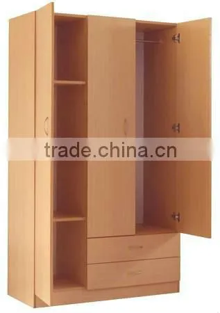 3 Door 2 Drawer Wardrobe