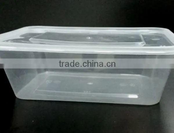 High Quality Plastic Food Container 500 ml Food Box photo-3