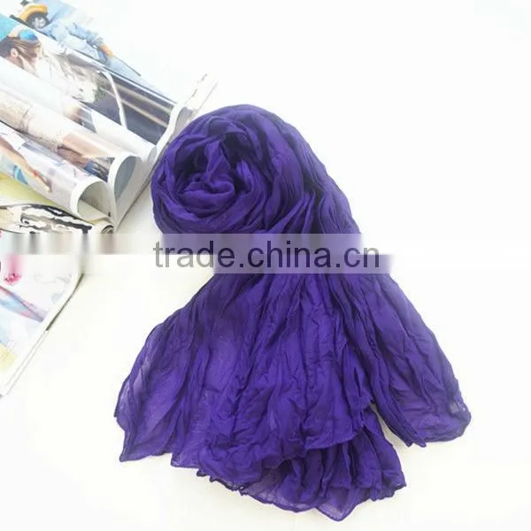2014 Monochrome Color Hmong Scarf for Ladies