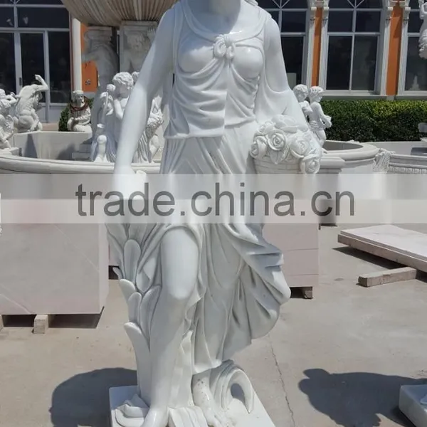 Garden Marble Angel Four Season Statue photo-2