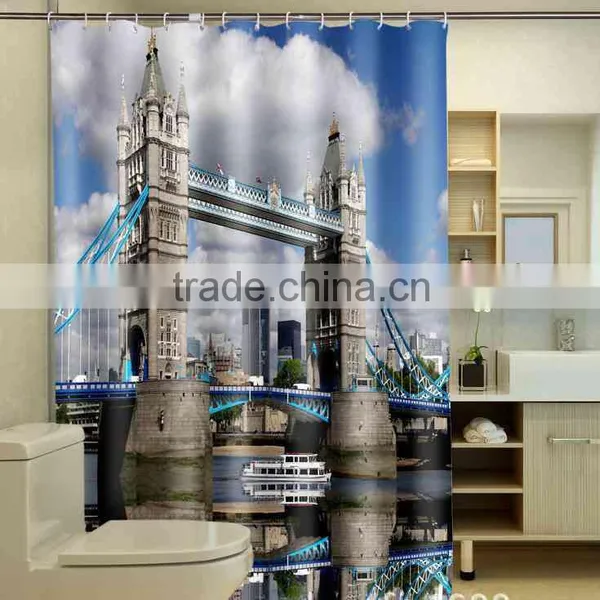 Photo Printed Various Bridge Shower Curtain photo-5