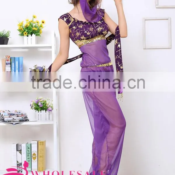 Adult Fancy Carnival Dress New Sexy Arab Tribal Belly Dance Costume photo-2