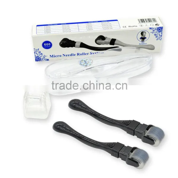 DRS Stainless Steel Derma Roller 600 Needles 360 Degree Roating DRS Derma Roller Medical Grade With the Lowest Price photo-3