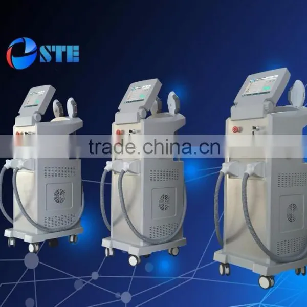 Multifunction Two Handpieces Ipl rf nd Yag Laser Hair Removal and Tattoo Removal Anti Aging Wrinkle Removal Machine photo-2