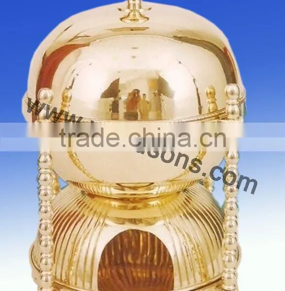 Kitchen Used Handmade Chafing Dish for Sale | 2016 Metal Made Chafing Dish | Brass Plated Chafing Dish photo-5