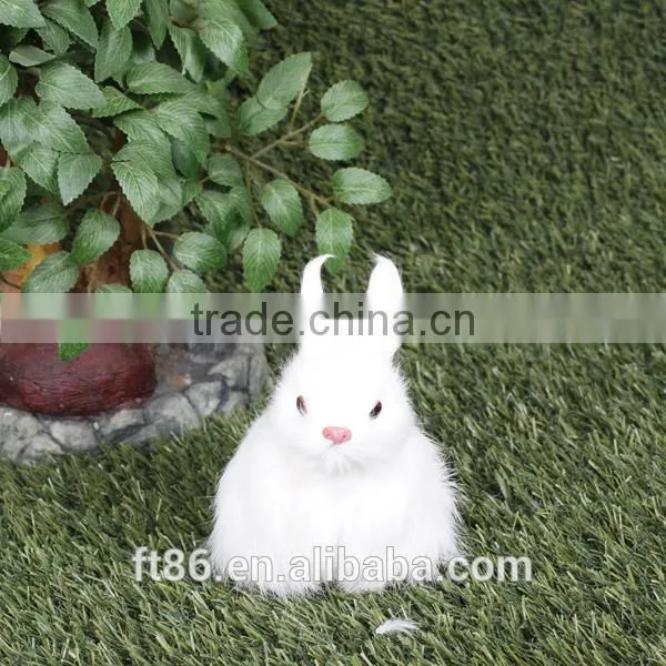 Easter Toy Custom Plush Rabbit Easter Gift Bunny Faux White Rabbit photo-4