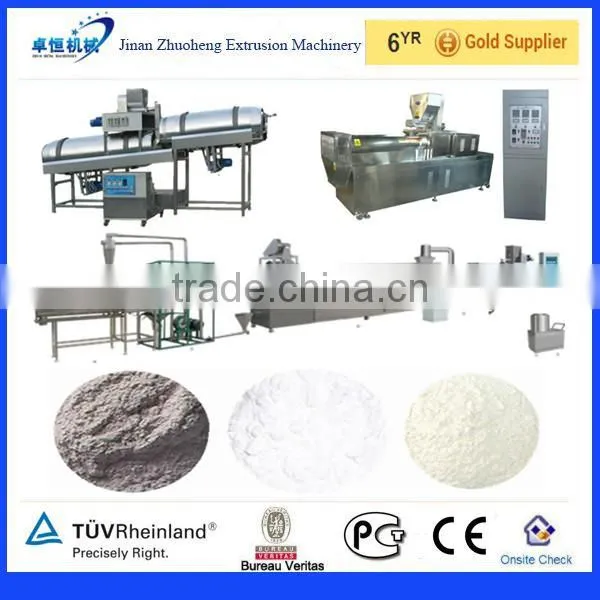 Extruded Rice Baby Powder Nutritional Flour Processing Line photo-2