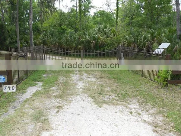 Metal Security Gate/ Used Metal Iron Garden Sliding Door Gate Design photo-4