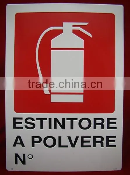 Advertising Fire Extinguisher Metal Sign photo-3
