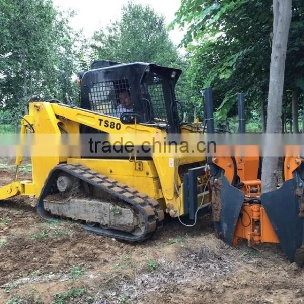 Hot Sale Hydraulic Tree Spade Tree Transplanter Tree Digger Tree Mower Matched Skid Steer Loader Wheel Loader Excavator Tractor photo-3