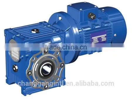 China Manufacturer RV Series Hollow Shaft Worm Transmission Gearbox
