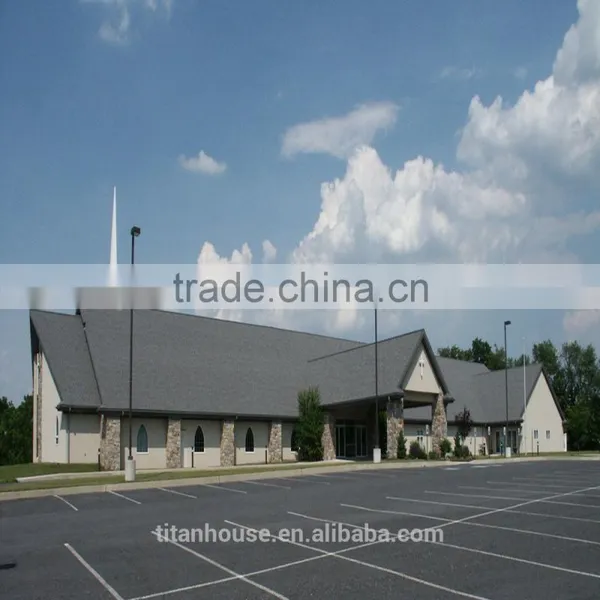 High Quality Light Steel Prefabricated Church Building photo-3