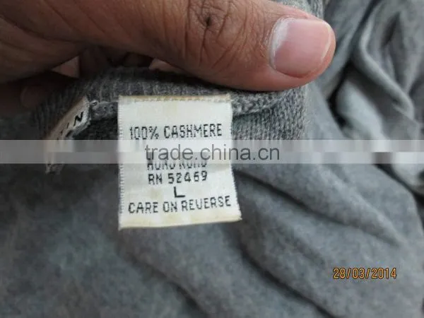 100% Old Cashmere Sweaters ( White, Grey & Beige Color Only ) photo-3
