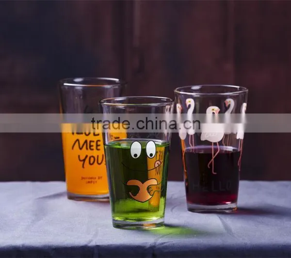 16oz Clear Glass Tea Cups Glass Juice Cup photo-5