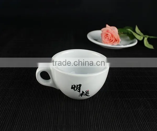 China Supplier New Premium Custom Wholesale Ceramic Coffee Cup Espresso Saucer photo-3