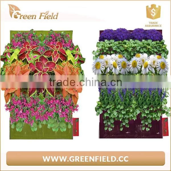 Flora Felt Living Wall Planter Vertical Garden 8 Pockets Felt Flower Hanging Garden Planters photo-3