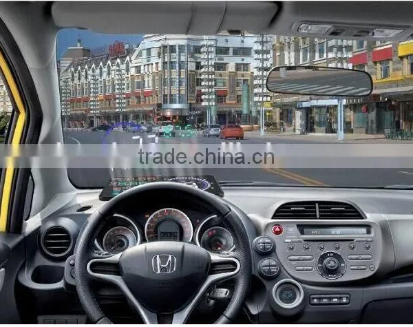 Hot-selling New Colorful Big 5.5 Display Screen Car HUD Head Up Display OBD2 Feul Comsuption/Speed/Tire Pressure Alarm Car HUD photo-4