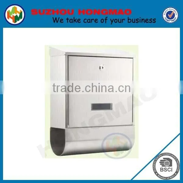 Simple Elegant Stainless Steel Post Box