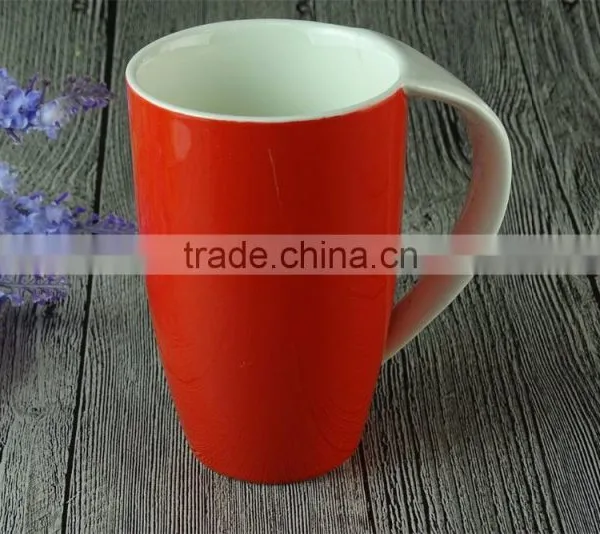 Wholesale 400ML Glaze Color Porcelain Coffee Mug Promotional Mug photo-3