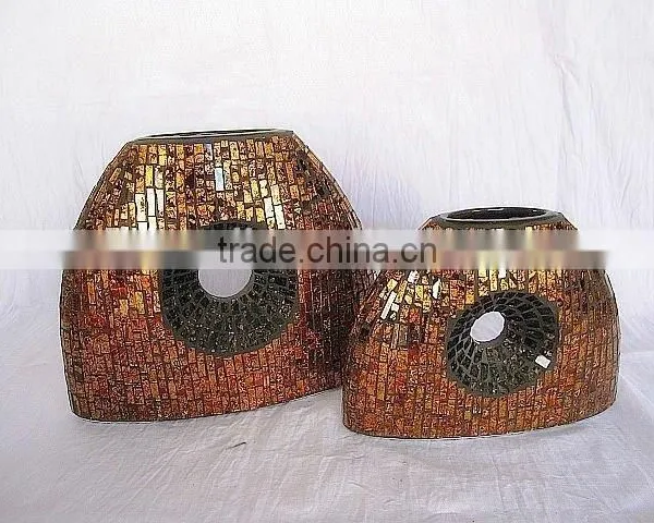 New Design Glass Mosaic Flower Pots photo-6
