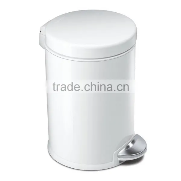 High Quality Stainless Steel Pedal Metal Trash Can Household Ash Bin Garbage Bin photo-3
