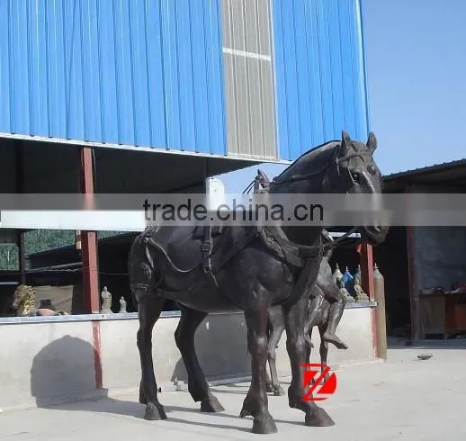 Brass Large Outdoor Horse Sculpture photo-2
