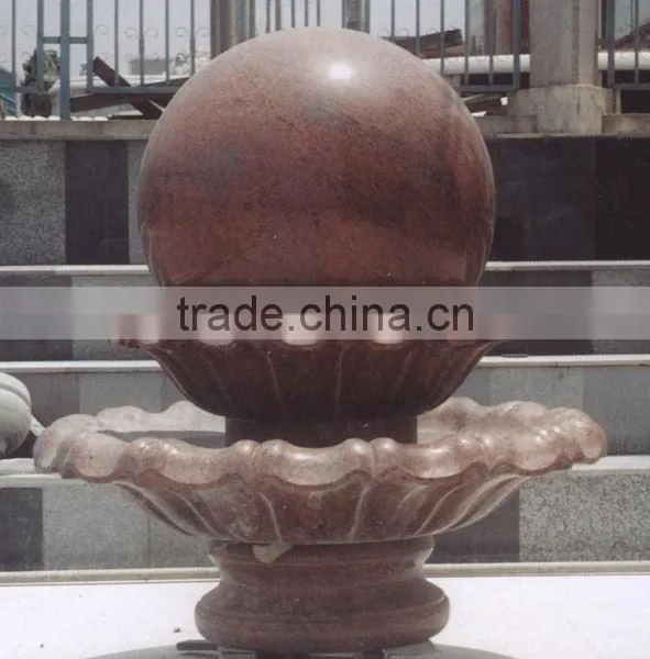 Outdoor Stone Ball Water Fountain photo-4