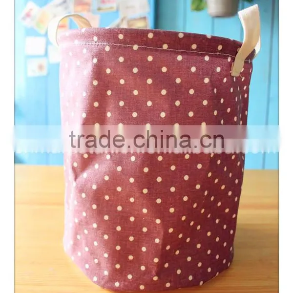 Cotton Waterproof Sundrics Storage Bag,with Two Handle ,four Color Nix as Picture photo-4