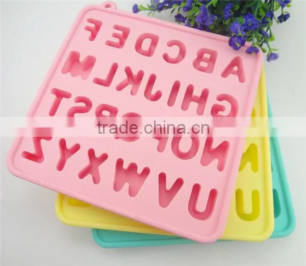 Fancy Silicone Ice Cube Tray With Alphabet Letter A to Z Shaped photo-2