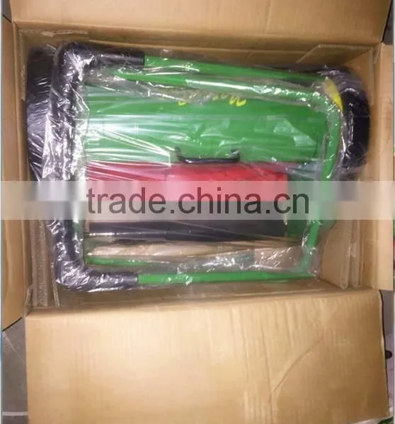 16"Alu Stand Hand Push Reel Lawn Mower With Grass Box photo-2