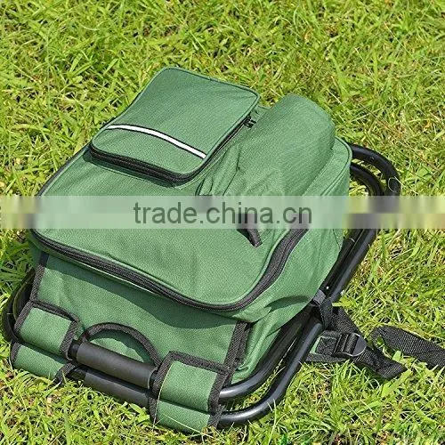 3 in 1 Cooler Backpack Chair With Padded Shoulder Strap photo-2