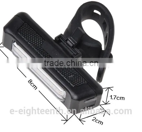 Cheap Oem Rechargeable Led Bicycle Decorative Safety Front Back Rear Tail Flashing Light photo-2