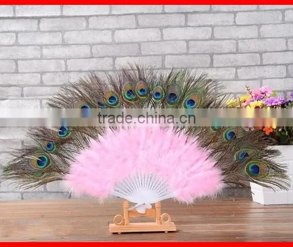 Promotional Peacock Feather Fan photo-3