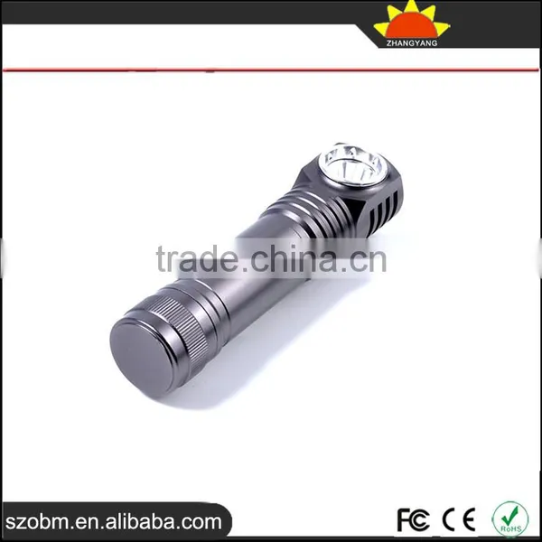 New Arrival A-D5 Aluminum Alloy Mini XPG-R5 3 Modes LED Flashlight Torch With Clips and Magnet photo-5