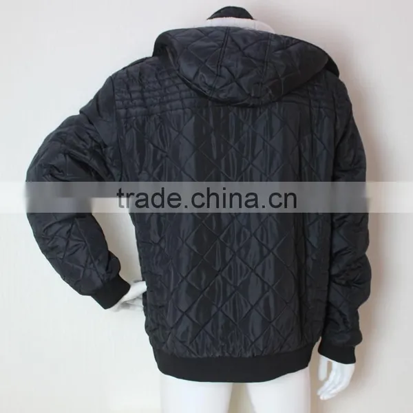 Men Black Windproof Heavy Jacket Apparel Stock Men Fashion Jacket photo-2