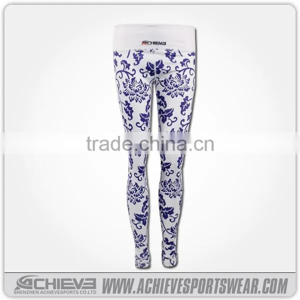 Custom Yoga Leggings Sublimated Yoga Capris for Women