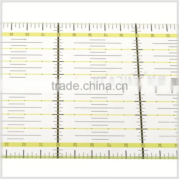 Kearing Metric Patchwork Rulers 45 x 10 cm Rigid Plastic Sew Design Quilt Template# KPR4510 photo-3