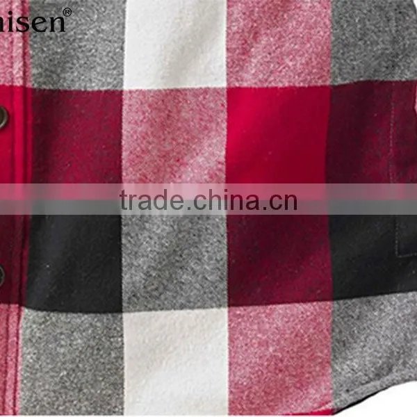 Oem Factory Fleece Men Plaids Jacket photo-5