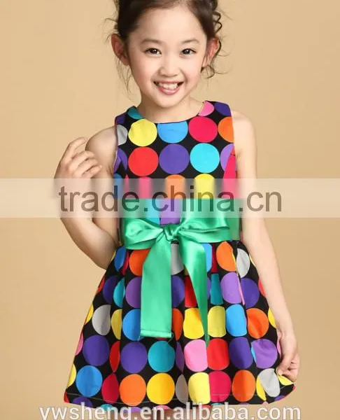 2016 Wholesale Baby Girl Summer Party Wear Dress photo-2