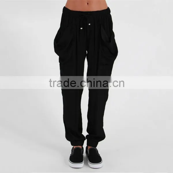 Cotton Trousers New Design Terry Knitted Soft Pants Sex Pants photo-2